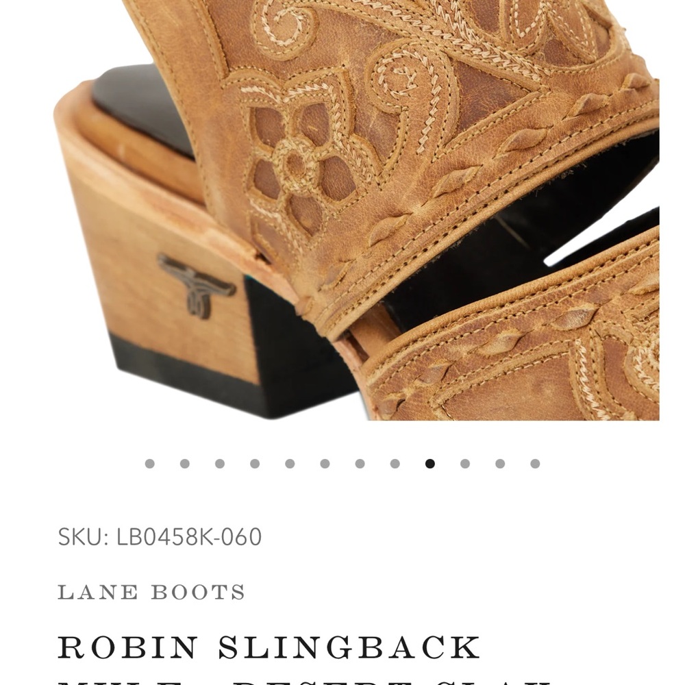 SKU: LB0458K-060
LANE BOOT
ROBIN SLINGBACK
MULE - DESERT CLAY - Picture 13 of 16